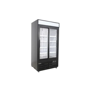 Réfrigérateur 2 portes vitrées coulissantes CELCR36SGDM - Celcold