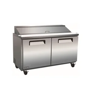 Table à salade Mega Top 48'' 18 plats CELCMT4818 - Celcold