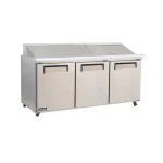 Table à salade Mega Top 72'' 30 plats CELCMT7230 - Celcold