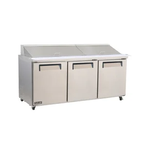 Table à salade Mega Top 72'' 30 plats CELCMT7230 - Celcold