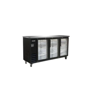 Back bar réfrigéré 72'' porte vitrées CELCBB72G - Celcold