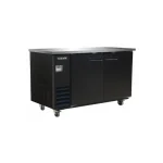 Back bar réfrigéré 60'' fini noir CELCBB60B - Celcold