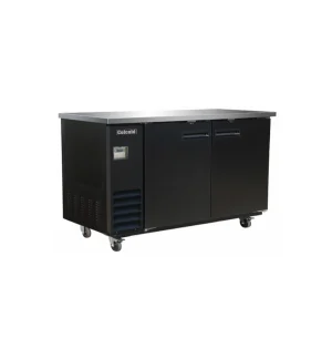 Back bar réfrigéré 60'' fini noir CELCBB60B - Celcold